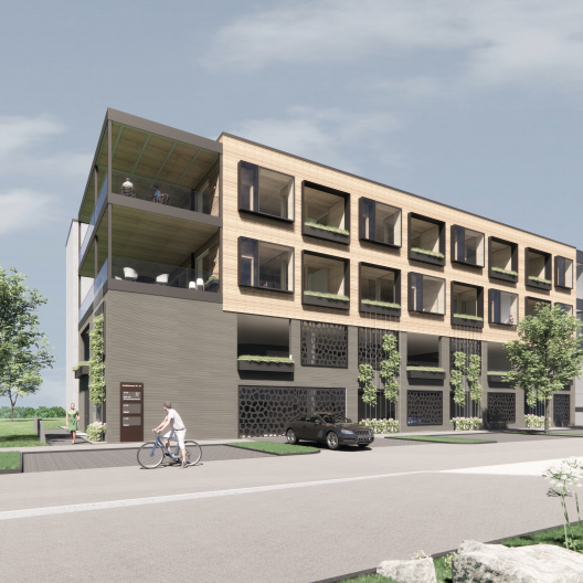 HOS Wendlingen Neubau Buerogebaeude Visualisierung