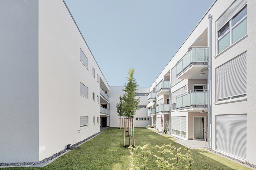 Bodelschwinghweg in Kirchheim Gruenflaeche Innenhof