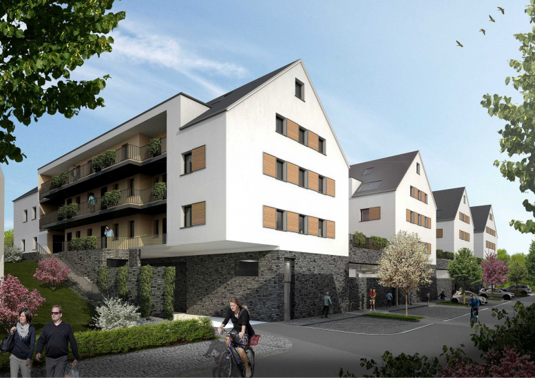 Korntal-Muenchingen Front mit Straße