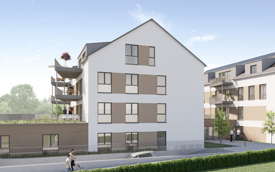 Wohn- und Geschäftshaus in Kernen mit Tagespflege, betreuten Wohngruppen, Arztpraxen, geförderten und frei vermietbaren Wohnungen